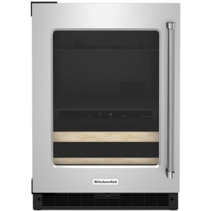 24 Inch Freestanding/Built-In Undercounter Dual Zone Beverage Center
