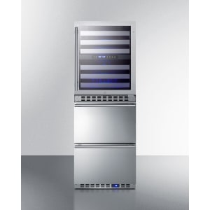 24 Inch Built-In Combination Dual-Zone Wine Cellar