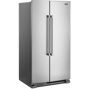 Maytag 36 In. Wide French Door Refrigerator W/ Interior Ice And Water, 25 Cu. Ft. In Fingerprint Resistant Stainless Steel on Fridge.com
