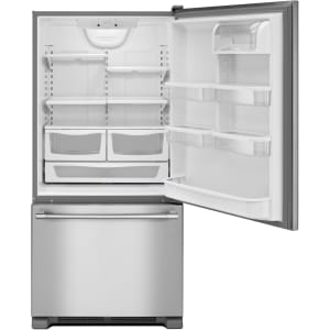 Maytag 36 In. Wide French Door Refrigerator W/ Interior Ice And Water, 25 Cu. Ft. In Fingerprint Resistant Stainless Steel on Fridge.com