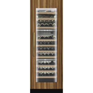24 Inch Panel Ready Built-In Triple Zone Wine Cooler  - 24 Inch Built-In Triple Zone Wine Cooler with 70 Bottle Capacity in Front View view