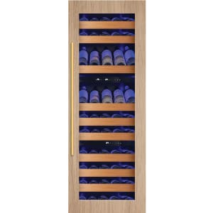 24 Inch Panel Ready Built-In Triple Zone Wine Cooler  - 24 Inch Built-In Triple Zone Wine Cooler with 70 Bottle Capacity in Front View view
