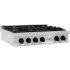 ZLINE Autograph Edition RTSZ36MB - 36 Inch Gas Rangetop Front Matte Black Knobs Control
