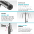 Kraus Oletto Series KPF2620SFACB - Single Handle Pull Down Kitchen Faucet Features