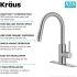 Kraus Oletto Series KPF2620SFS - Single Handle Pull Down Kitchen Faucet Features