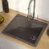 Kraus Quarza Series KGD441BROWNPST1BR - Front Angle Top View
