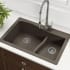 Kraus Quarza Series KGD442BROWNPST1BR - Top Angle View