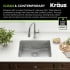 Kraus Dex Series KD1US25B - Contemporary Design