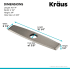 Kraus DP02SFS - Dimensions