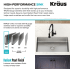 Kraus Dex Series KA1US32B - Features