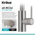 Kraus Oletto Series KPF2620SFS - Single Handle Pull Down Kitchen Faucet Spot Free Finish