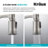Kraus Sellette KPF1683ORB - Single Handle Commercial Style Pull Down Kitchen Faucet 2 Function Sprayer