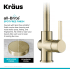 Kraus Britt™ Series KPF1691SFACB - Single Handle Commercial Kitchen Faucet Spot-Free Finish