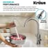 Kraus Oletto Series KPF2620CH - Single Handle Pull Down Kitchen Faucet Pull Down Sprayer