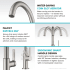 Kraus Oletto Series KPF2822MB - Single Handle Kitchen Bar Faucet Features