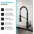 Kraus Bolden Series KPF1610MBDP03MB - Single Handle Commercial Style Pull Down Kitchen Faucet Features