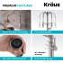 Kraus Sellette KPF1683SFSKSD80SFS - Single Handle Commercial Style Pull Down Kitchen Faucet Features
