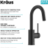 Kraus Oletto Series KPF2600MB - Single Handle Bar/Prep Kitchen Faucet Features