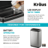 Kraus KTCS10SS - Automatic Sensor Trash Can Hands Free Operation