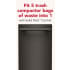 KitchenAid KTTP515TBE - 15 Inch Built-In Trash Compactor with 1.4 cu. ft. Capacity