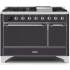 Ilve Majestic II Collection UM12FDQNS3MGC - Dual Fuel Natural Gas Freestanding Range