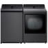 LG LGWADRGCL8205 - Side-by-Side Washer &amp; Dryer Set with Smart Top Load Washer and Smart Gas Dryer in Black