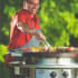 Evo America 100002NG - 30 Inch Professional Outdoor Freestanding Gas Flattop Griddle Wheeled Cart