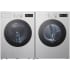 LG SIGNATURE LGWADREPA9700 - Side-by-Side Washer &amp; Dryer Set with Top Load Washer &amp; Electric Dryer in Platinum Steel