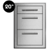 XO XOG20DRAWER3 - 20 Inch Pro-Grade Luxury Triple Drawer