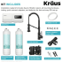 Kraus Bolden Series FS1001KFF1610MB - 2-in-1 Commercial Style Pull-Down Single Handle Water Filter Kitchen Faucet
