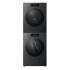 LG SIGNATURE LGWADRGHBA99012 - Stacked Washer &amp; Dryer Set with Front Load Washer and Gas Dryer in Black Steel