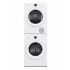 Midea MIDWADRBWW27S71 - Stacked Front Load Washer and Electric Dryer Set in White