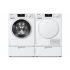 Miele MIWADRECS1614 - Side by Side on Pedestals Washer &amp; Dryer Set with Front Load Washer &amp; Electric Smart Pump Dryer in Lotus White