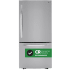 LG LRDCS2603S - 33 Inch Freestanding Bottom Freezer Refrigerator