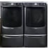 Maytag MGWADRERF70202 - Side by Side on Pedestals Washer &amp; Dryer Set with Smart Front Load Washer and Smart Electric Dryer in Midnight Steel