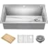 Kraus Fairlane KWT61033 - 33 Inch Drop In / Top Mount Workstation Single Bowl