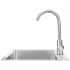 Bull 12530 - 24 inch Premium Dual Mount Sink, in Stainless Steel