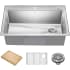 Kraus Fairlane KWT61030 - 30 Inch Drop In / Top Mount Workstation Single Bowl