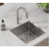 Elkay Crosstown Collection ECTRU17179TFCBC - 18 1/2 Single Bowl Undermount Sink &amp; Faucet Kit