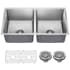 Kraus KHU63233 - 33 Inch Undermount Double Bowl Kitchen Sink