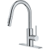 Kraus Oletto Series KPF2620CH - Pull-Down Single Handle Kitchen Faucet with QuickDock Top Mount Installation Assembly in Chrome