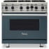 Viking 5 Series VGIC53626BSQLP - 36 Inch Open Burner Liquid Propane Range