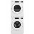 Whirlpool WHWADRGGW91601 - Stacked Washer &amp; Dryer Set with Top Load Washer and Gas Dryer in White