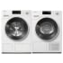 Miele MIWADRECS16084 - Side by Side Washer &amp; Dryer Set with Front Load Washer &amp; Ventless Electric Dryer in White