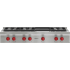 Wolf SRT486CLP - 48" Six (6) Sealed Burner Rangetop with Infrared Charbroiler