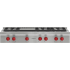 Wolf SRT486G - 48" Six (6) Sealed Burner Rangetop with Infrared Griddle