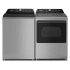 Whirlpool WHWADRGTR8509 - Side-by-Side Washer &amp; Dryer Set with Top Load Washer and Gas Dryer in Radiant Silver