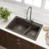 Kraus Quarza Series KGD442BROWNPST1BR - Top Angle View