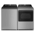 Whirlpool WHWADRGTR8507 - Side-by-Side Washer &amp; Dryer Set with Top Load Washer and Gas Dryer in Radiant Silver