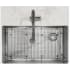 Elkay Crosstown Collection ECTRU30179RTFC - 18 1/2 Inch Single Bowl Undermount Sink Kit